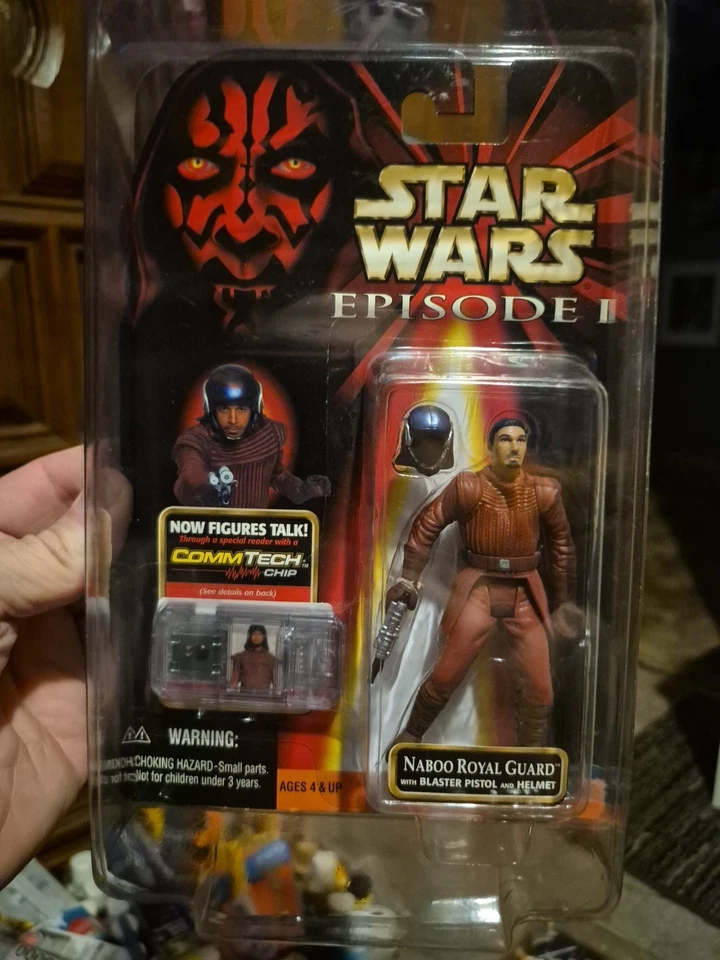 1999 Hasbro Star Wars Ep1 Episode 1 Naboo Royal Gaurd Figure MOC