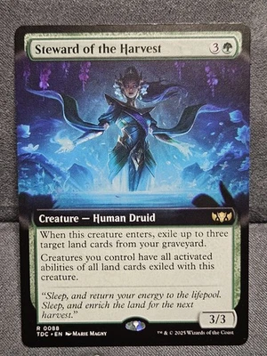 Steward of the Harvest (Extended Art) - Tarkir: Dragonstorm (TDC) - 88 - MTG -NM - Image 1 of 4