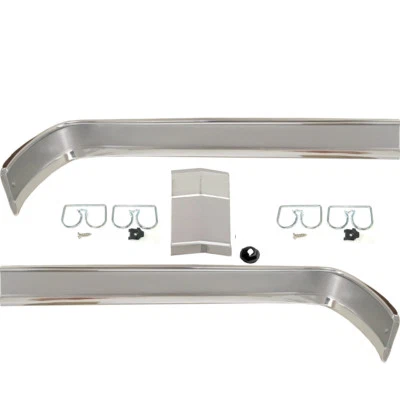 Mustang 1966 molduras de parrilla derecha e izquierda con moldura de unión central 3 piezas Foto 1 de 2