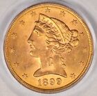 1899 Liberty Head Half Eagle Gold PCGS MS62! #CZL1 $5