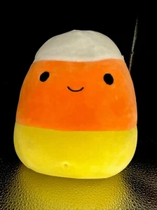 Used 2019 Kellytoy 8” inch Plush Halloween Squishmallow CANNON Candy Corn Toy - Picture 1 of 7