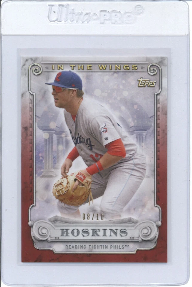 2017 Topps RHYS HOSKINS #ITW-RH Rookie In the Wings Insert /10 RC Baseball Card  - Image 1 of 2