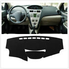 Dashboard Cover Pad Dashmat Black For Toyota Vios 2009-2013 2011 Left Drive Car