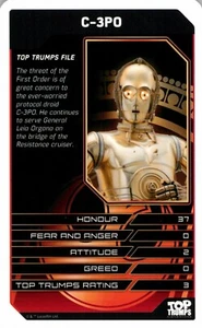 2017 STAR WARS: EPISODE VIII THE LAST JEDI Card C-3PO - Picture 1 of 3