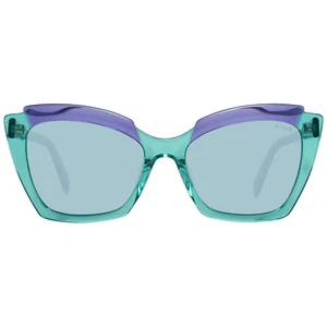 Emilio Pucci EP 0145 Women Green Sunglasses Plastic Cat Eyes Casual Eyeglasses - Picture 1 of 4