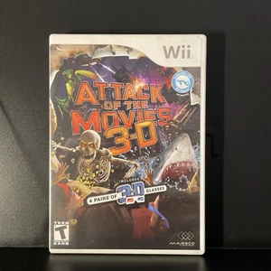Attack of the Movies 3-D (Nintendo Wii, 2010) Missing Glasses - Imagen 1 de 8