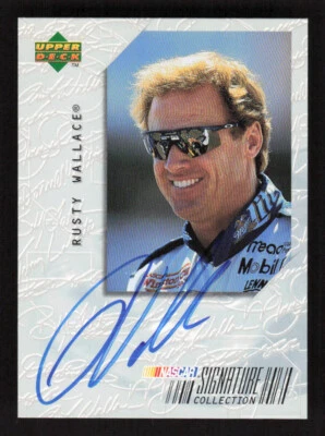 1999 Upper Deck Signature Collection Rusty Wallace Auto Autograph #RW - Image 1 of 2