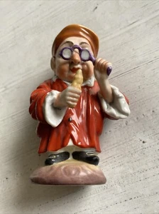 Estatuilla de porcelana enana Capodimonte Gino Estatua Capodimonte Figura-11 cm de alto - Imagen 1 de 7
