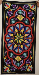 Handmade quilt-patchwork quilt-wall hanging tapestry-Egyptian tapestry-wall art - Picture 1 of 5