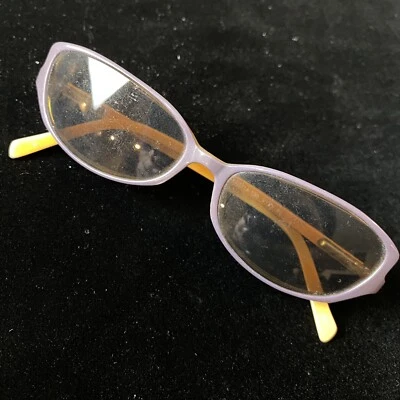 Vera Wang V113 PL Eyeglasses Frames Brown Purple Cat Eye Full Rim 52-14-130 — 第 1/4 张图片