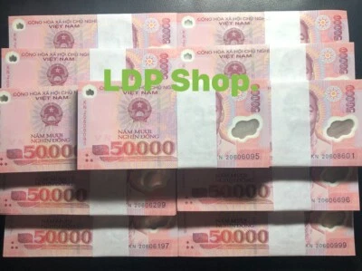 50000 Dong Polymer 100pcs = 5 Millions Viet Nam Dong GEM UNC 2018-2022_LDP Shop. - Image 1 of 4