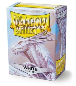 Dragon Shield Standard Sleeves - Matte White (100 Sleeves) - Imagen 1 de 2