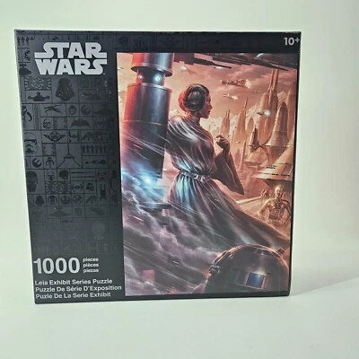 Star Wars Disney Parks Leia Exhibit 1000 Piece Puzzle New In Box - Image 1 of 4