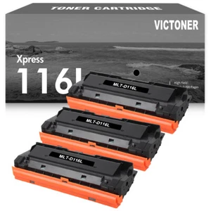 3x MLT-D116L Tóner Negro Compatible para Samsung M2875FW M2885FW M2876 M2835DW - Imagen 1 de 6