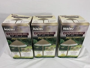3x ~Malibu CANTERBURY COLLECTION Pyramid Style 11 Watt Low Voltage Light #CS31TA - Picture 1 of 11
