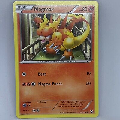 Magmar 20/124 Non-Holo Dragons Exalted Pokemon Card