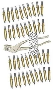 Clecos 40 piezas con alicates Cleco 1/8"" y/o 3/16"" sujetadores chapa herramientas IMCA - Imagen 1 de 10