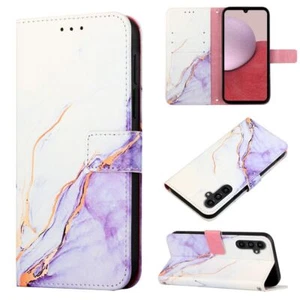 Etui na telefon komórkowy Ochrona Case do Samsung Galaxy A25 5G A24 Cover Składane etui Marmur - Zdjęcie 1 z 26