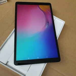  SAMSUNG Galaxy Tab A (2019) 32 GB Black (Hair line crack) 10.1'' (Tablet only)  - Picture 1 of 4