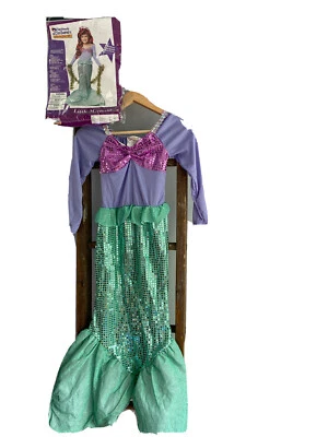 Disfraz de sirena brillante California Disfraces niñas pequeñas Foto 1 de 2