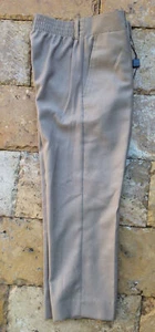 65$ Ike Behar Boys' Flat Front Polyester Rayon Pants,Khaki, Size 7, MSRP - Picture 1 of 3