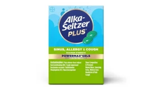 Alka-Seltzer Plus Maximum Power Max Sinus, Allergy and Cough 01/2027 Lot Of 2 - Picture 1 of 1