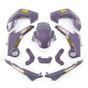 PEARL GRAY FAIRING SET + DECALS FOR HONDA GROM MSX 125 2012-2015 - Picture 1 of 5
