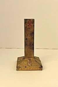  RARE Mazda Ware Metal Hat Pin Holder Art Nouveau Egyptian Revival - Picture 1 of 7