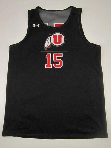 Mens Large Utah Utes Under Armour team reversible practice basketball jersey Cover