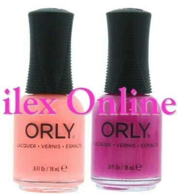 ORLY NAIL POLISH / VARNISH FULL SIZE 18ml CHOICE OF DRAGON FRUIT & AFTER GLOW