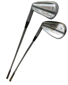 Wilson Sam Snead Signature 6,9 Eisen (LH) Flex Stahlschaft Leder Wrap Griff 👍 - Bild 1 von 7