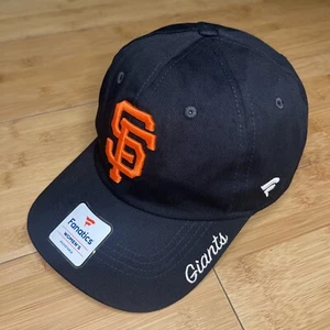 Fanatics WOMENS San Francisco Giants Black Spell Strapback Hat Adjustable NICE - Picture 1 of 12