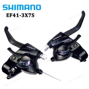 SHIMANO ST-EF41 3/6/718/21Speed Trigger Brake Shifter MTB Bike Bicycle Shifters - Picture 1 of 14