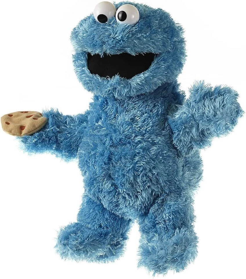 Living Puppets S703 Krümelmonster 41cm Handpuppe - Blau