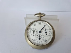 Antiguo Bolsillo - Podómetro Mecánico - Brevete H&C - Hecho en Suiza - Imagen 1 de 6
