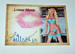 2023 Collectors Expo Model Lynnie Marie Autographed Kiss Card