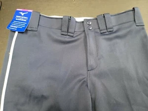 Mizuno Adult Women's Belted Low Rise Fastpitch Softball Pant Navy - Picture 1 of 7