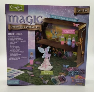 NUEVO kit de pociones mágicas y cristales - cuentas brillo y más - hacer crecer un hada de cristal - Imagen 1 de 6