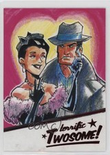 2018 DC Bombshells Series II Terrific Twosome! Gold Catwoman Batman #T5 4et