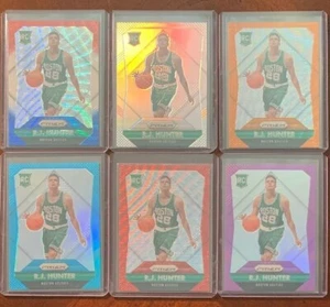 Lote de 6 R.J. Hunter Prizm 2015-16 plata naranja azul 160/199 135/350 púrpura rojo - Imagen 1 de 2