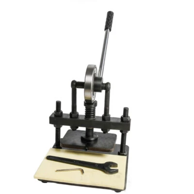  Leathercraft Die Cut Embossing Cutting Machine Manual Leather Cutting Machine - Image 1 of 4