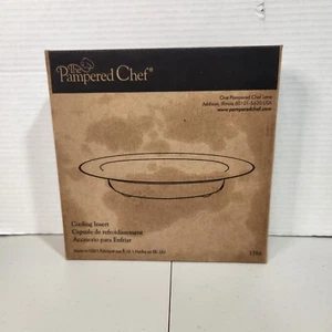 New In Box The Pampered Chef Green Silicone Cooling Insert #1786 - Picture 1 of 5