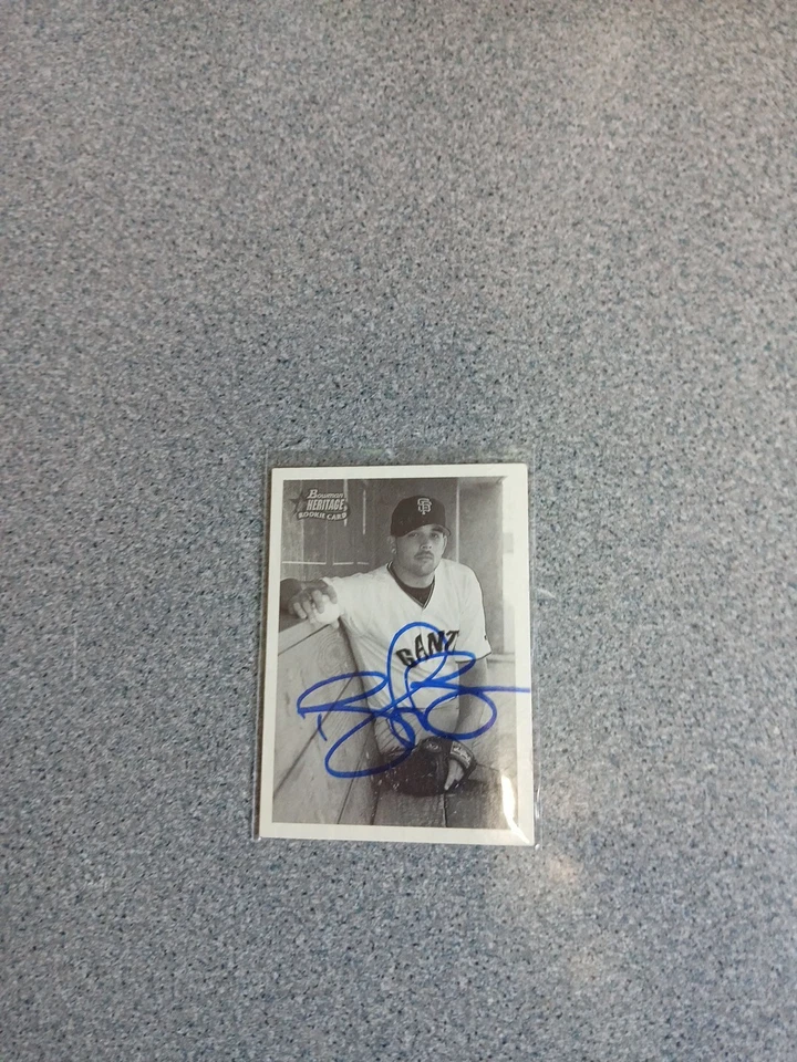 Boof Bonser Signed In Person 2001 Bowman Heritage Rookie Card A I - Image 1 of 1