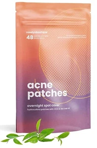 Hydrocolloid Acne Pimples Patches for Face 48 Patches (2 sizes 10mm 12mm) - Picture 1 of 6