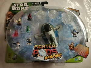Star wars Slave 1 Fighter Pods Rampage Battle Game Neuf 2013 série 4 Obi-Wan - Picture 1 of 2