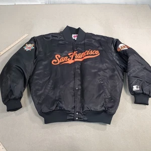 VINTAGE Starter San Francisco Giants Jacket Mens Extra Large Diamond Collection - Picture 1 of 19