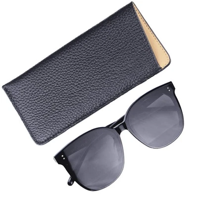Genuine Leather Slip in Glasses Sleeve Eye Glasses Case Pouch, Sunglasses Cas... - Image 1 of 4