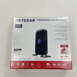 NOWY NETGEAR N600 Dwuzakresowy router Wi-Fi (WNDR3400) FABRYCZNIE NOWY ZAPIECZĘTOWANY - Zdjęcie 1 z 7