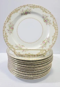 Noritake Nanarosa 10" Dinner Plates Made In Occupied Japan Set Of 12 - Picture 1 of 7