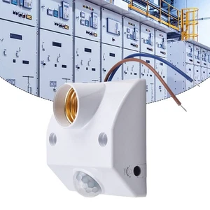 Transform Your Space with PIR Motion Sensor Light Socket For E27 Bulb Holder - Picture 1 of 12